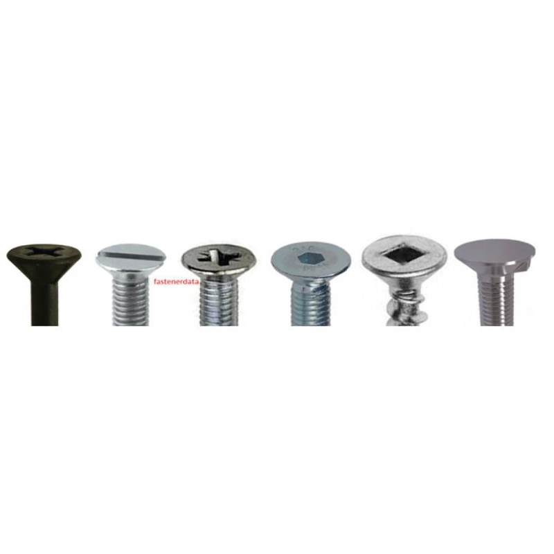 Countersunk head screws