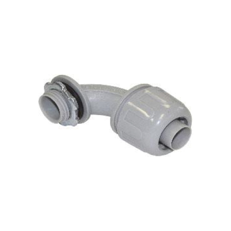 Nonmetallic liquid tight connector-90 Degree